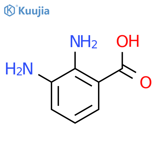 2,3-Diaminobenzoic acid structure