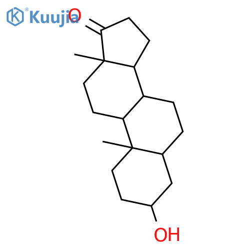 (3alpha, 5alpha)-3-hydroxyandrostan-17-one structure