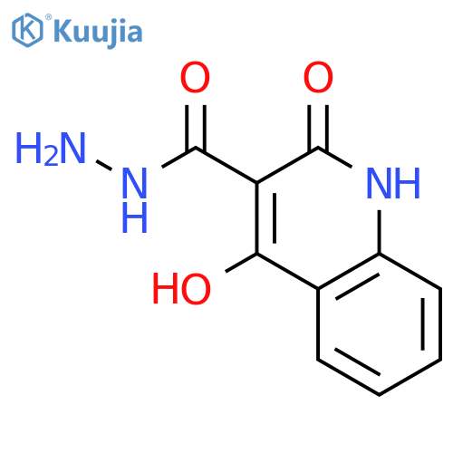 4-hydroxy-2-oxo-1,2-dihydroquinoline-3-carbohydrazide structure