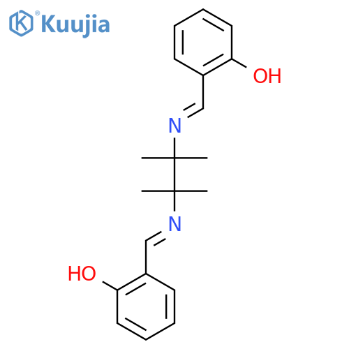 2,2'-(((2,3-Dimethylbutane-2,3-diyl)bis(azanylylidene))bis(methanylylidene))diphenol structure