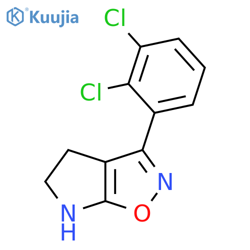 4H-Pyrrolo[3,2-d]isoxazole,3-(2,3-dichlorophenyl)-5,6-dihydro-(9CI) structure