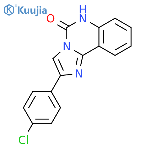 Imidazo[1,2-c]quinazolin-5(6H)-one, 2-(4-chlorophenyl)- structure