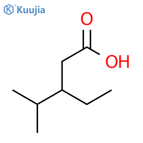 3-ethyl-4-methylpentanoic acid structure