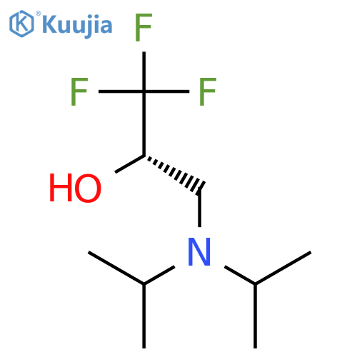 2-Propanol, 3-[bis(1-methylethyl)amino]-1,1,1-trifluoro-, (2S)- structure