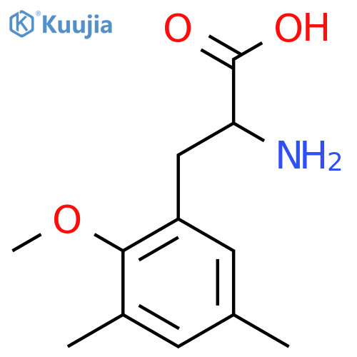 2-Amino-3-(2-methoxy-3,5-dimethylphenyl)propanoic acid structure