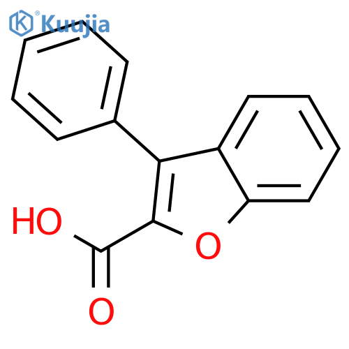 3-phenyl-1-benzofuran-2-carboxylic acid structure