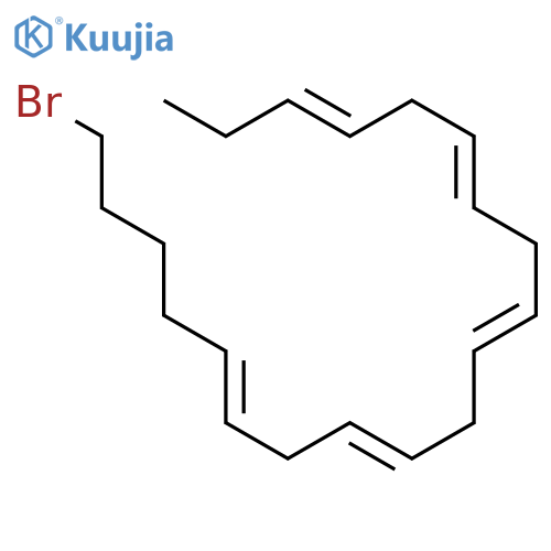 3,6,9,12,15-Eicosapentaene, 20-bromo-, (3E,6E,9E,12E,15E)- structure