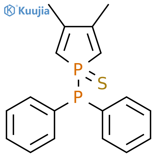1H-Phosphole, 1-(diphenylphosphino)-3,4-dimethyl-, 1-sulfide structure