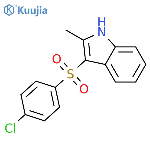 3-(4-chlorophenylsulfonyl)-2-methyl-1H-indole structure