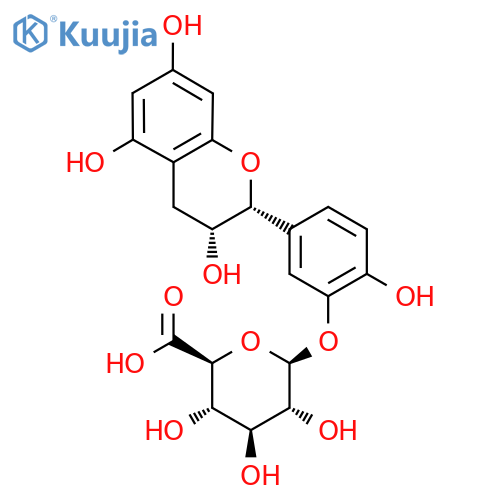 (-)-Epicatechin-3'-O-glucuronide structure