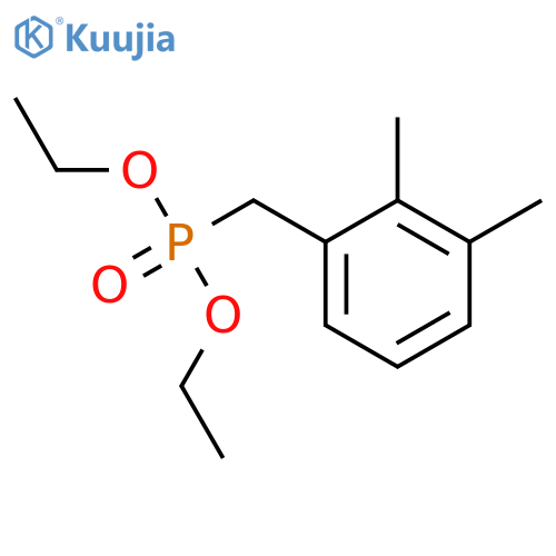 Phosphonic acid, [(2,3-dimethylphenyl)methyl]-, diethyl ester structure