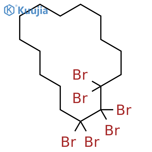1,1,2,2,3,3-Hexabromocyclohexadecane structure