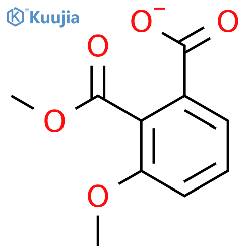 1,2-Benzenedicarboxylic acid, 3-methoxy-, 2-methyl ester structure