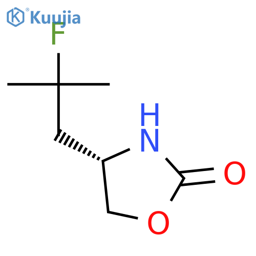 (S)-4-(2-Fluoro-2-methylpropyl)oxazolidin-2-one structure