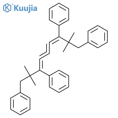 1,1'',1'''',1''''''-(2,2,8,8-tetramethylnona-3,4,5,6-tetraene-1,3,7,9-tetrayl)tetrabenzene structure