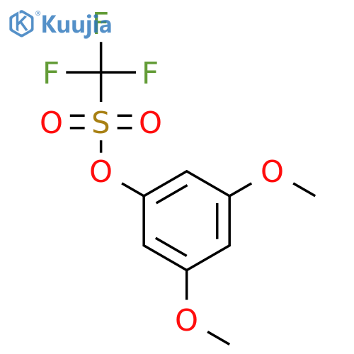 3 5-DIMETHOXYPHENYL TRIFLUOROMETHANESUL& structure