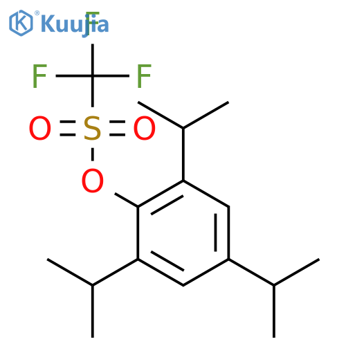 Methanesulfonic acid, trifluoro-, 2,4,6-tris(1-methylethyl)phenyl ester structure