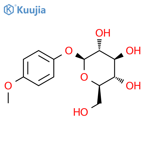 4-Methoxyphenyl β-D-gluocopyranoside structure