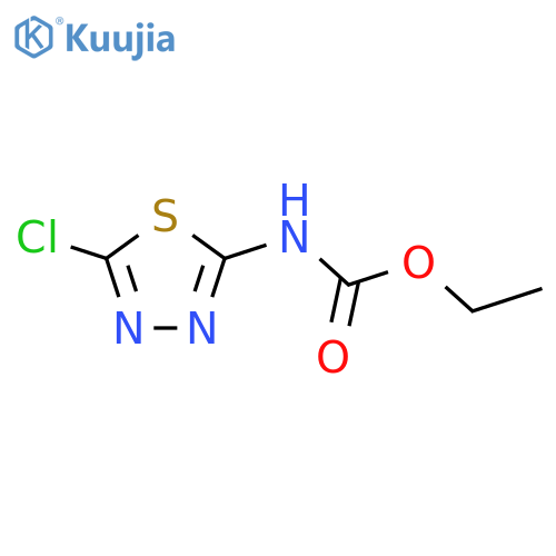 Ethyl (5-chloro-1,3,4-thiadiazol-2-yl)carbamate structure
