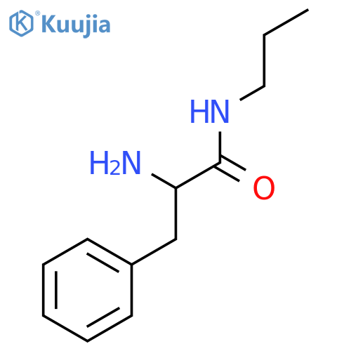2-Amino-3-phenyl-N-propyl-DL-propanamide structure