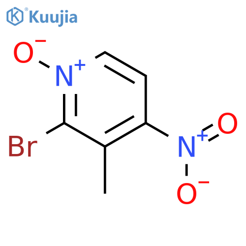 2-Bromo-3-methyl-4-nitropyridine 1-oxide structure