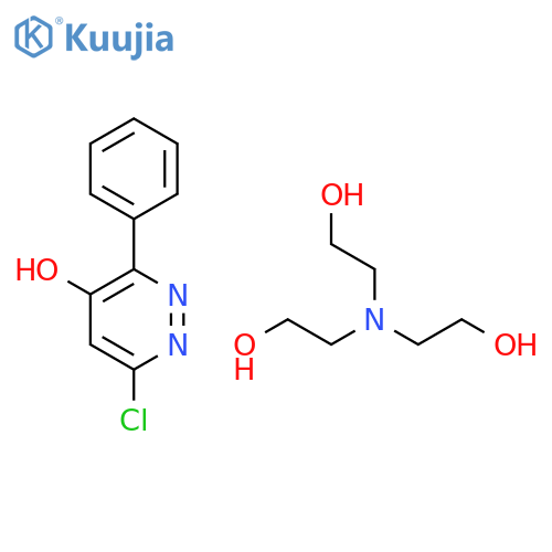 6-chloro-3-phenylpyridazin-4-ol, compound with 2,2',2''-nitrilotriethanol (1:1) structure