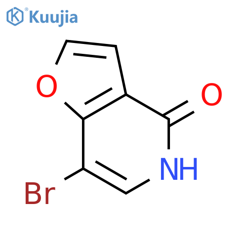 7-bromo-5H-furo[3,2-c]pyridin-4-one structure