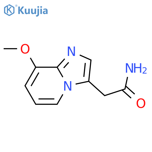 8-methoxy-Imidazo[1,2-a]pyridine-3-acetamide structure
