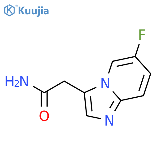 6-fluoro-Imidazo[1,2-a]pyridine-3-acetamide structure