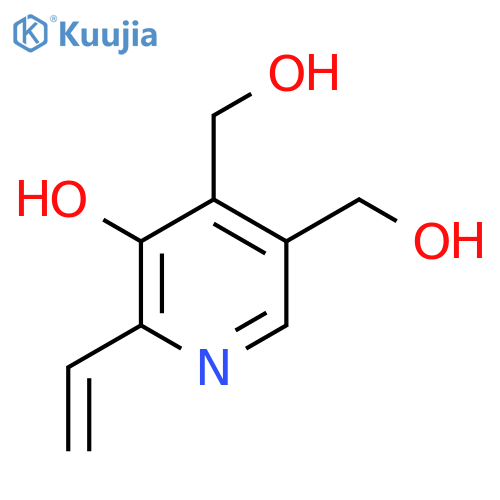 3,4-Pyridinedimethanol, 6-ethenyl-5-hydroxy- structure