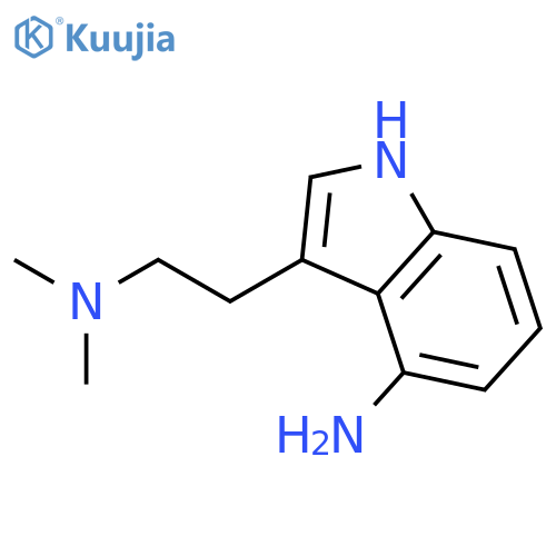 1H-Indole-3-ethanamine, 4-amino-N,N-dimethyl- structure