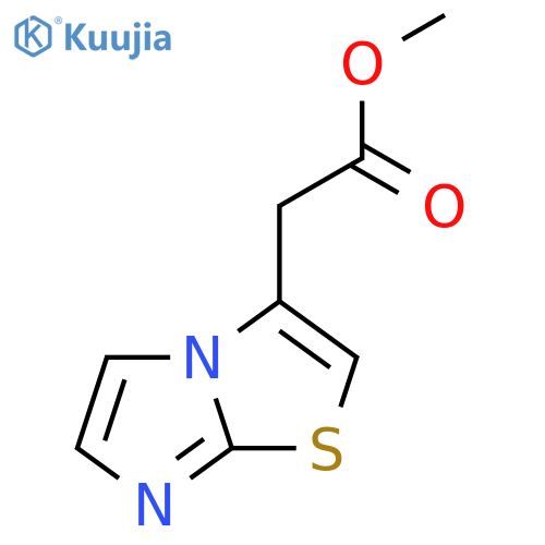 IMIDAZO[2,1-B]THIAZOLE-3-ACETIC ACID, METHYL ESTER structure
