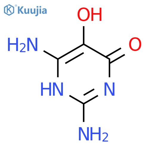 4(1H)-Pyrimidinone, 2,6-diamino-5-hydroxy- structure