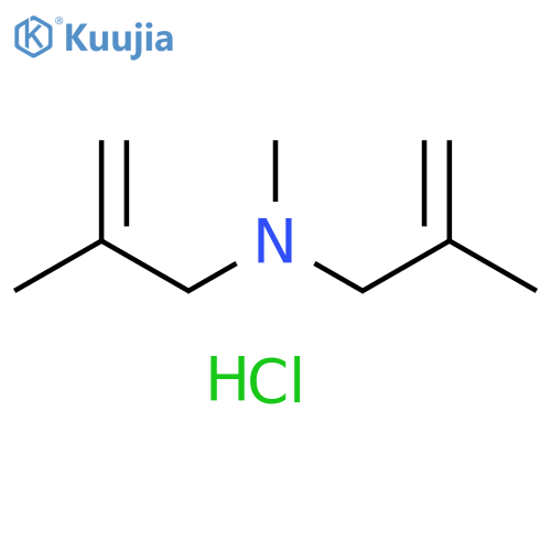 2-Propen-1-amine, N,2-dimethyl-N-(2-methyl-2-propen-1-yl)-, hydrochloride (1:1) structure