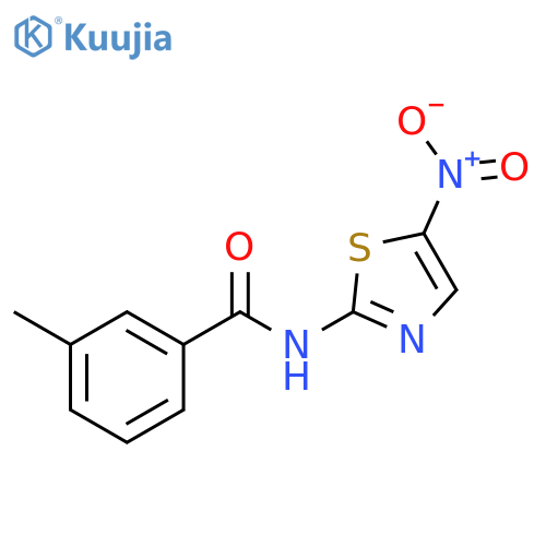 BENZAMIDE, 3-METHYL-N-(5-NITRO-2-THIAZOLYL)- structure