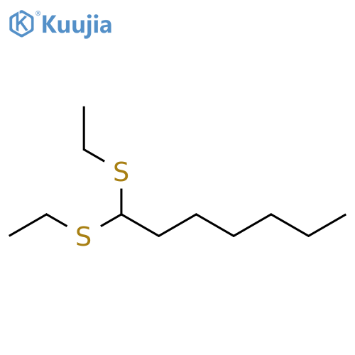 Heptane, 1,1-bis(ethylthio)- structure