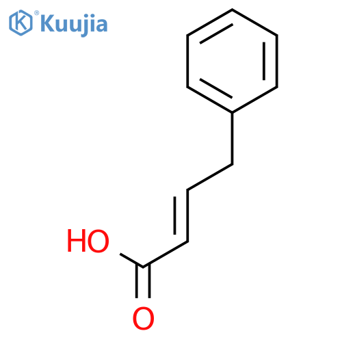 (2E)-4-phenylbut-2-enoic acid structure