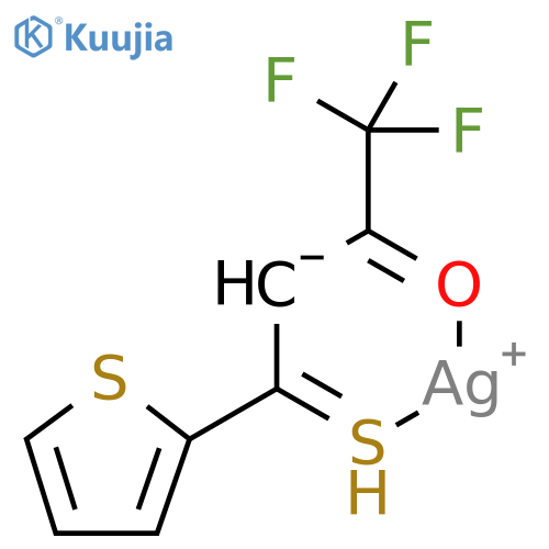 Silver, [1,1,1-trifluoro-4-(2-thienyl)-4-thioxo-2-butanonato]- structure