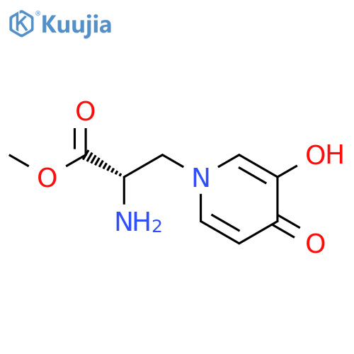 1(4H)-Pyridinepropanoicacid, a-amino-3-hydroxy-4-oxo-, methylester, (S)- (9CI) structure