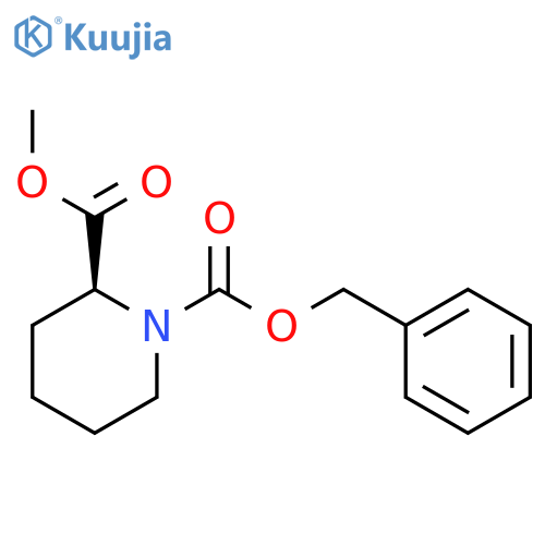 1-o-benzyl 2-o-methyl (2s)-piperidine-1,2-dicarboxylate structure