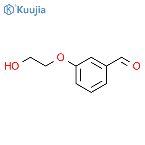 3-(2-Hydroxyethoxy)benzaldehyde structure