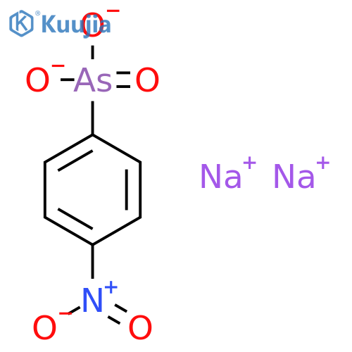 Arsonic acid, (4-nitrophenyl)-, disodium salt structure