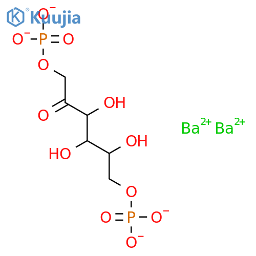 D-Fructose-1,6-diphosphate dibarium salt structure