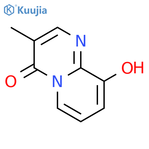 4H-PYRIDO[1,2-A]PYRIMIDIN-4-ONE, 9-HYDROXY-3-METHYL- structure
