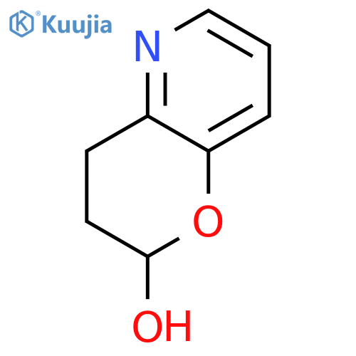 2H-Pyrano[3,2-b]pyridin-2-ol,3,4-dihydro-, hydrochloride (1:1) structure