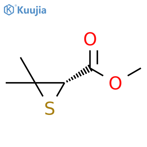 thiiranecarboxylic acid, 3,3-dimethyl-, methyl ester, (s)- (9ci) structure