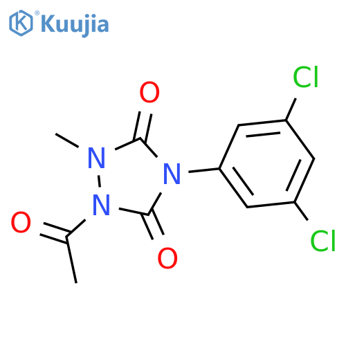 1,2,4-Triazolidine-3,5-dione, 1-acetyl-4-(3,5-dichlorophenyl)-2-methyl- structure