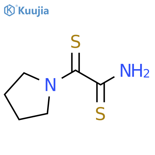 1-Pyrrolidineethanethioamide, a-thioxo- structure