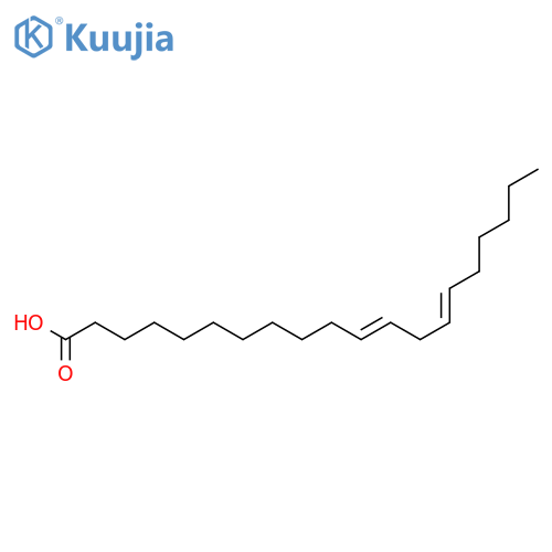 11,14-Eicosadienoic acid structure
