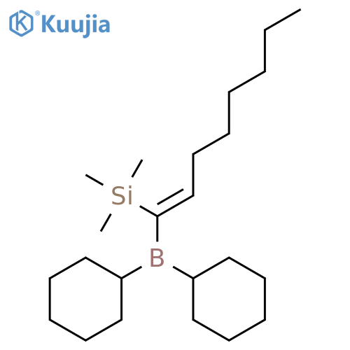 BORANE, DICYCLOHEXYL[(1Z)-1-(TRIMETHYLSILYL)-1-OCTENYL]- structure